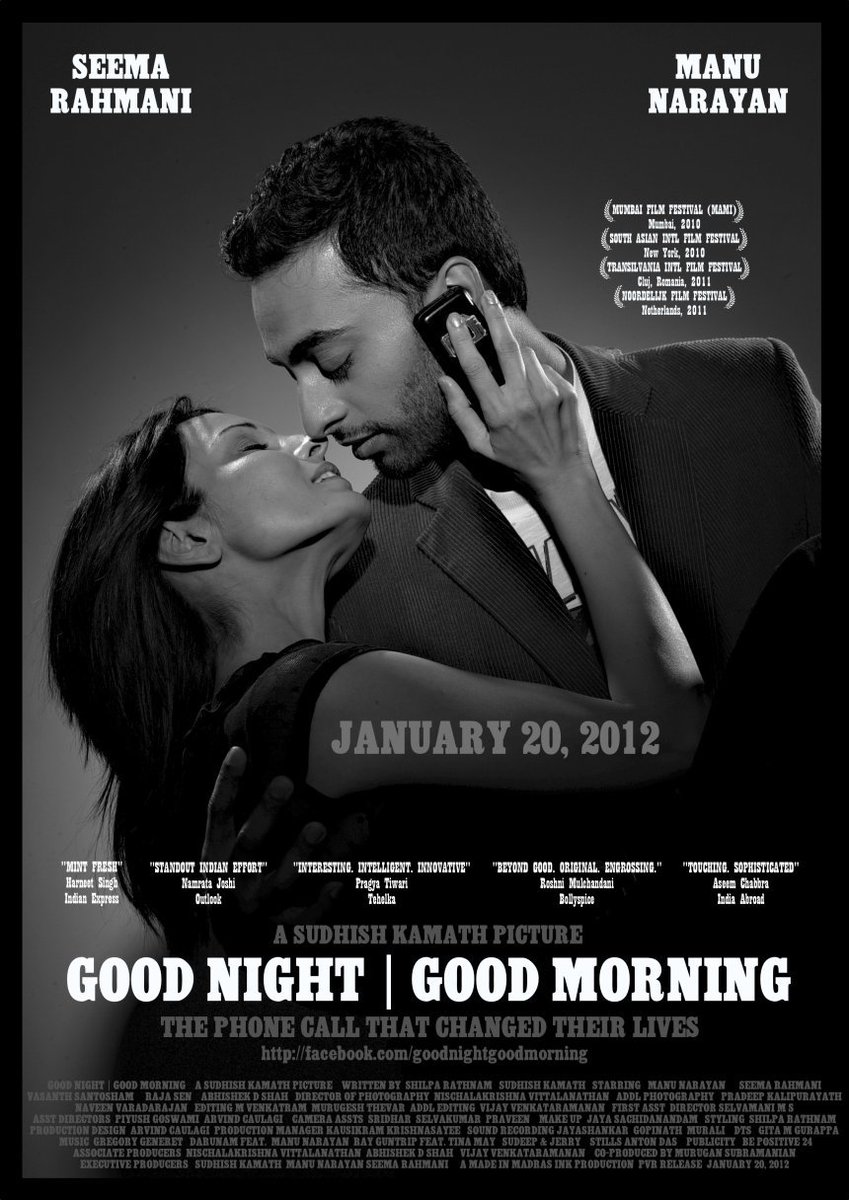 CinemaRareIN's tweet photo. #GoodNightGoodMorning (2012) by @SudhishKamath, ft. @SeemaRahmani @manu_narayan #VasanthVazSantosham @RajaSen &amp; #AbhishekDShah, now available for FREE viewing on YouTube.

🔗: https://t.co/cpZqifCV7p

@shilparathnam @sew_deep https://t.co/rf2r1myj98