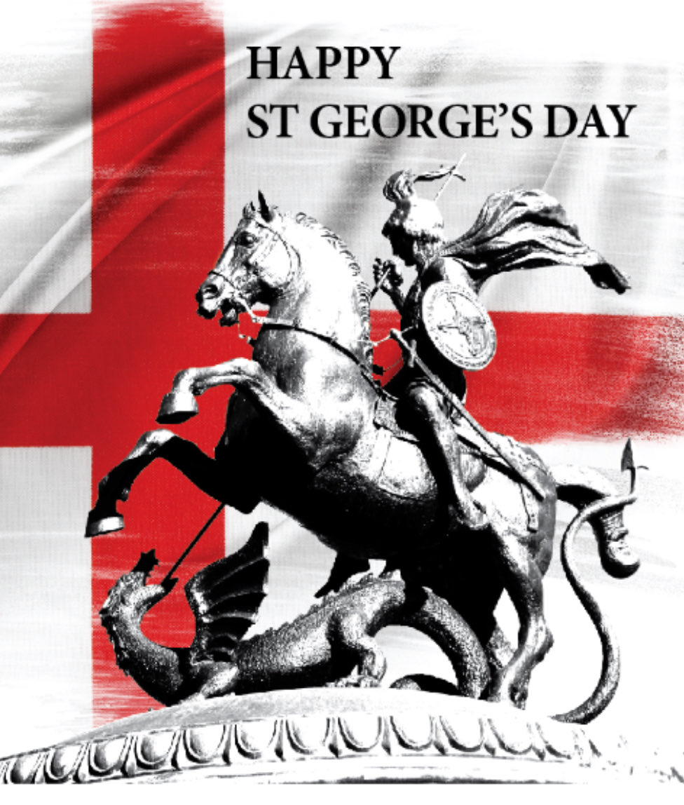 Happy St George’s Day.