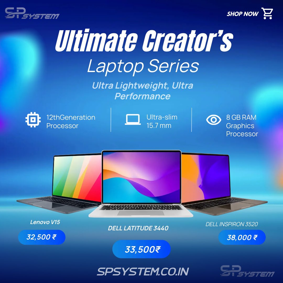sushant1566's tweet photo. "Upgrade your digital world with SP System's expertise! 💻🎮 Unleash power-packed gaming builds, custom laptops, and unmatched IT services. Elevate your experience today. Swipe up and let innovation begin. https://t.co/wWcftvGofW
#TechUpgrade #spsystem https://t.co/SvLxe9x8nY