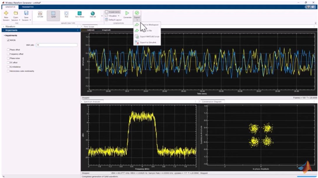 Новое видео на канале MATLAB: Teaching Digital Modulations Interactively with MATLAB
youtu.be/l1Nv2puO1xs
#MATLAB #Simulink