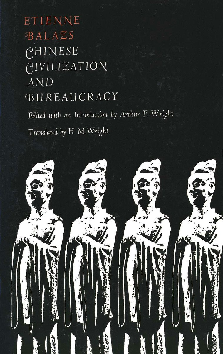 Etienne Balasz has unfortunately, it seems, been largely forgotten in today's scholarship and reading lists. But this collection of his essays put out in 1964, a year after his untimely death, is enthralling. A rare depth and breadth of insight. A pleasure to read.