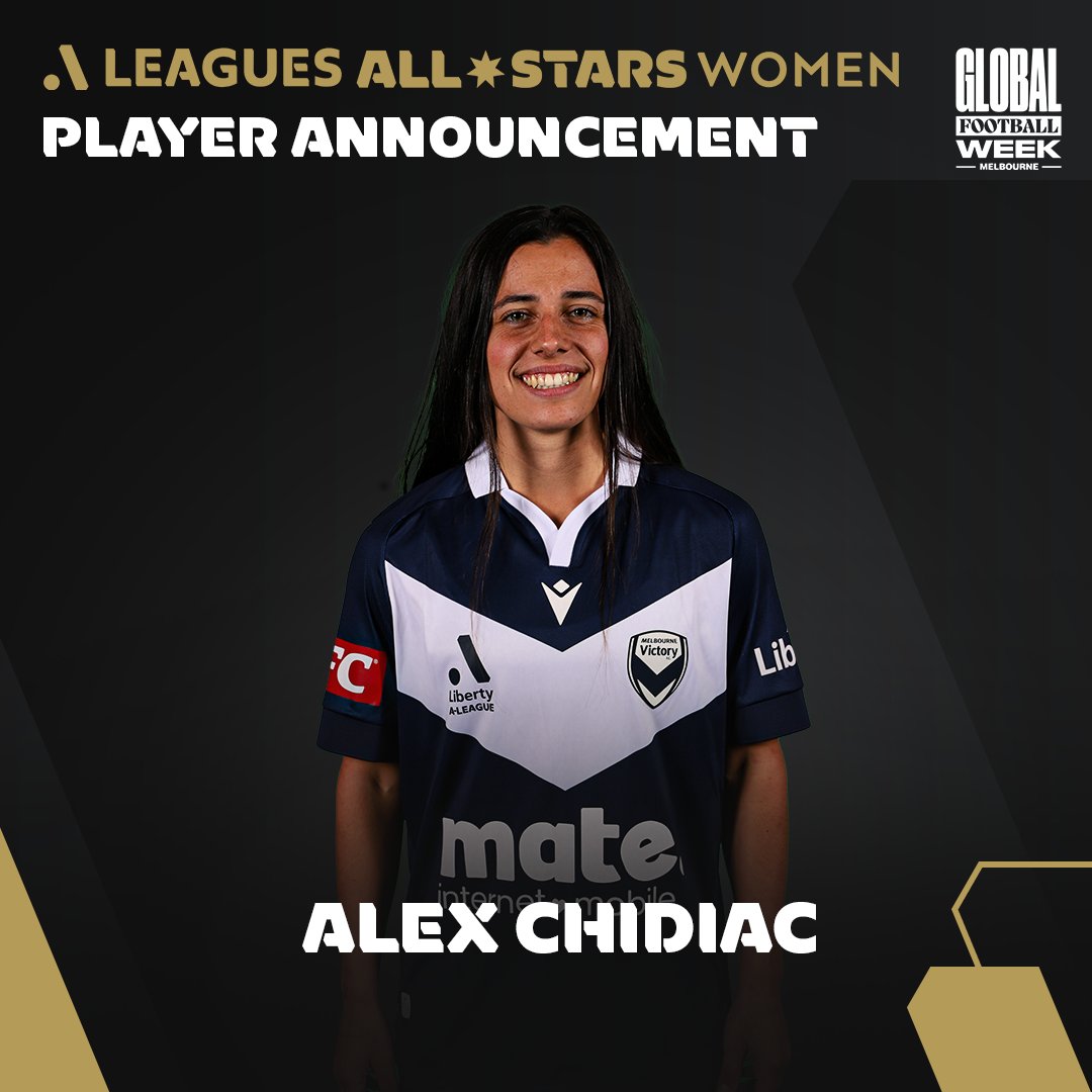 CHIDS IS AN ALL STAR! 🎊 @TheMatildas & @gomvfc fan favourite Alex Chidiac is locked in to play against @ArsenalWFC on May 24. 🎟️ Get your tickets now: bit.ly/4a2ftaF Full details: bit.ly/3w5GoUg #ALAllStars