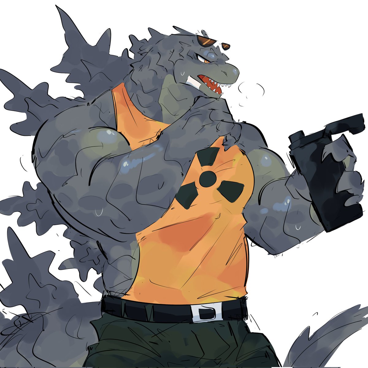 I'm happy godzilla is becoming popular again so here's a repost