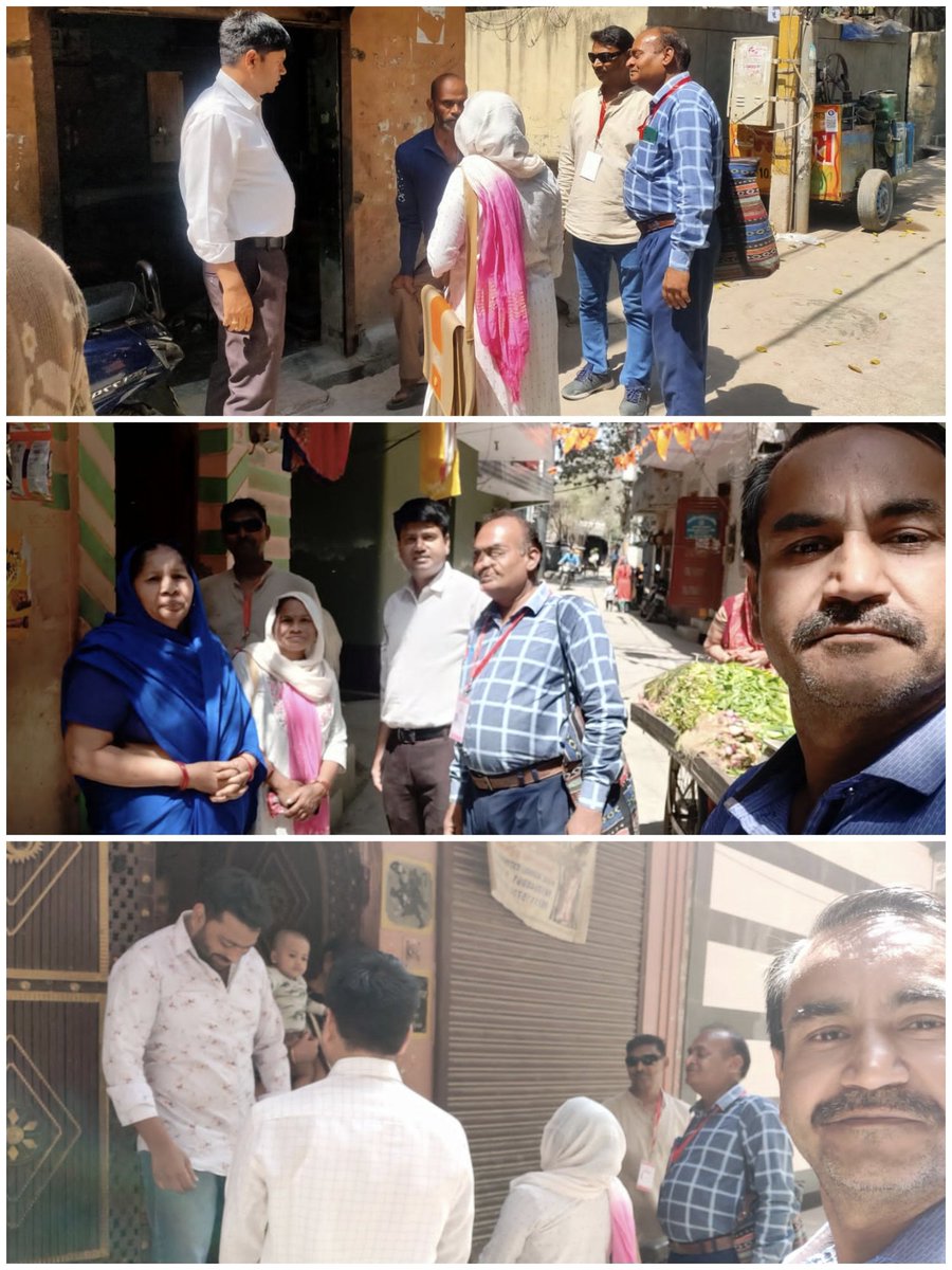 dm_northeast's tweet photo. Door to Door Voter Awareness campaign in Mandoli at AC-68 Gokalpur District North East Delhi.
#Elections2024 #ECISVEEP #GeneralElection2024 #voterawareness 
@CeodelhiOffice @ECISVEEP https://t.co/fDK7mNzkec