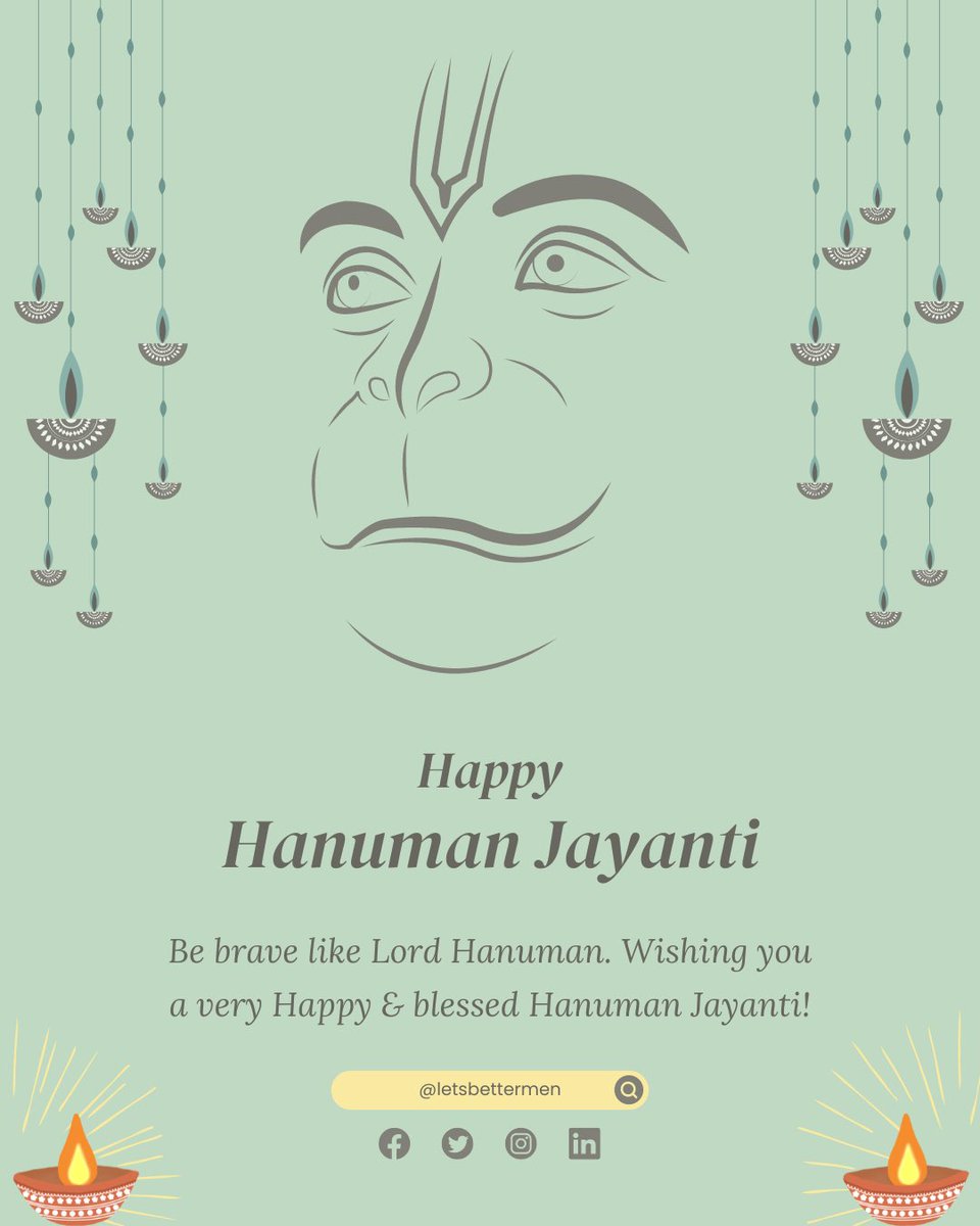 Happy Hanuman Jayanti 🚩 #letsbettermen #ChooseBetterChooseBettermen #mensgrooming