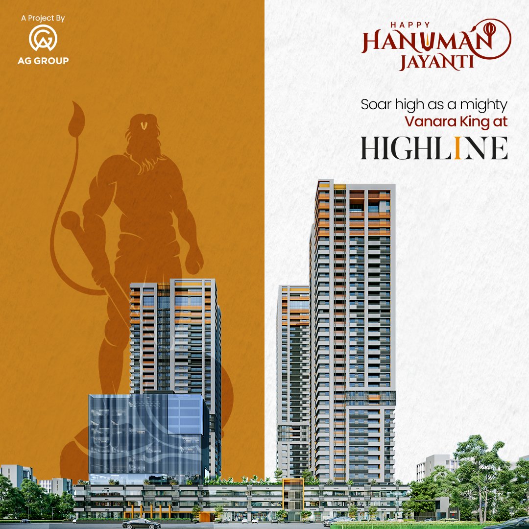 As we celebrate the birth of the epitome of strength and devotion, Lord Hanuman, may his divine presence fill your life with courage, resilience, and unwavering faith. Happy Hanuman Jayanti!         

 #HanumanJayanti2024 #HanumanJayanti #Celebration #RealEstate #AGGroup