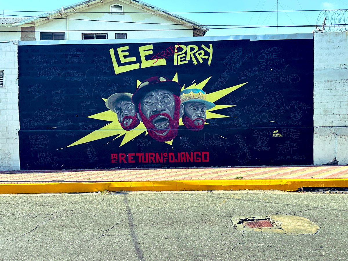 The Return Of Django #leescratchperry #Jamaica #streetart