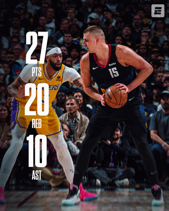 Casual MONSTER triple-double from Jokic 😤