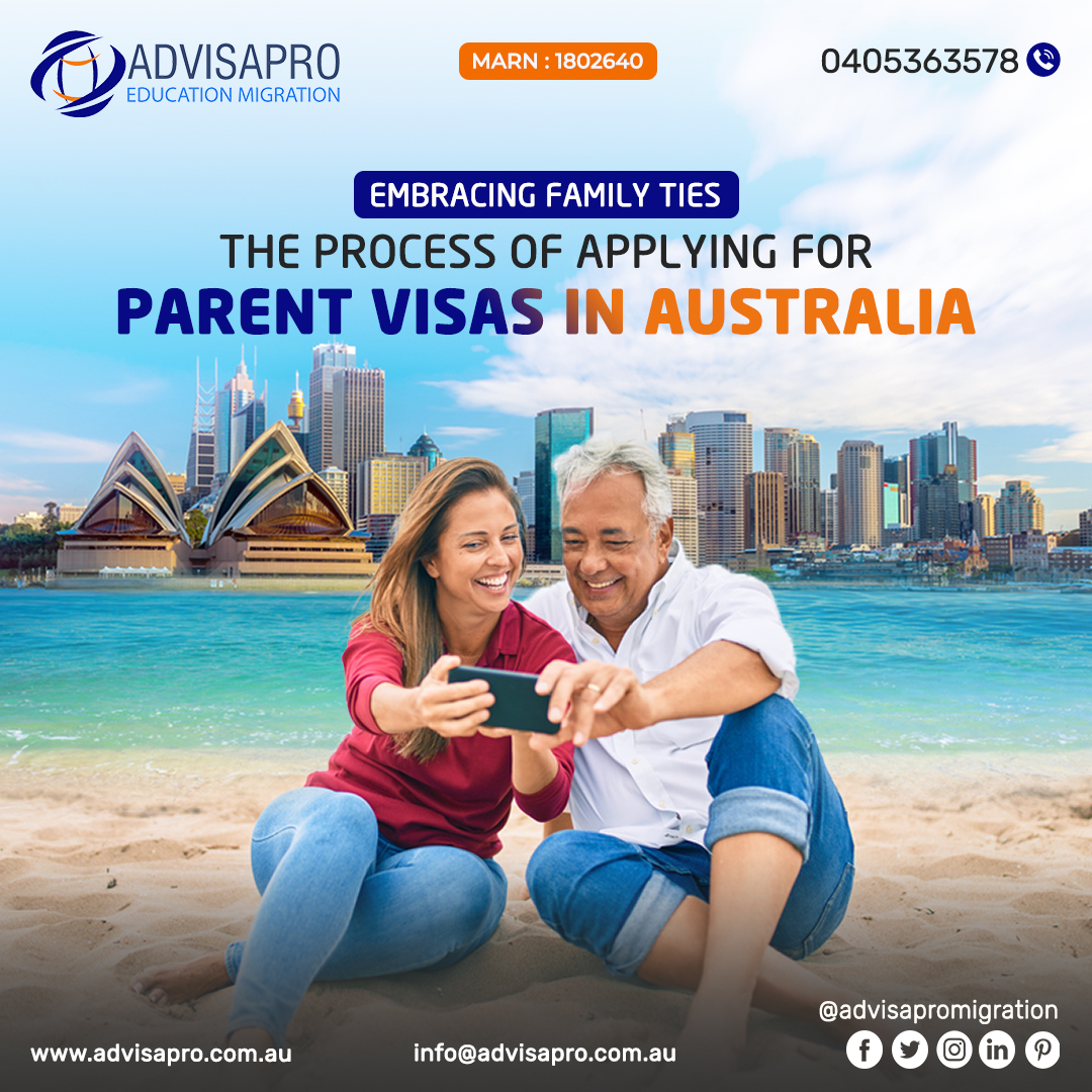 Process of Applying for Parent Visas in Australia

🌐: Know More @ tinyurl.com/ykuw5mkb

#ParentVisa #ParentVisaAustralia #Immigration #Passport #MigrationServices #ImmigrationAgent #VisaGuidance #VisaAchievement #VisaSuccess #VisaConsultant #Achievement #Advisapro #Australia