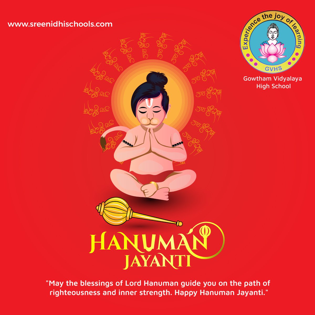 Hapyy HANUMAN JYANTI
May The Blessings of lord Hanuman Guide you on the path of righteousness and inner strength. Happy Hanuman Jayanti.
.
.
#hanuman #hanumanasana #hanumanji #jaihanuman #hanumangarh #hanumanjayanti #lordhanuman #hanumanchalisa #hanumantemple