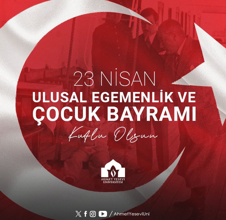 #23Nisan Ulusal Egemenlik ve Çocuk Bayramı Kutlu Olsun 🇹🇷