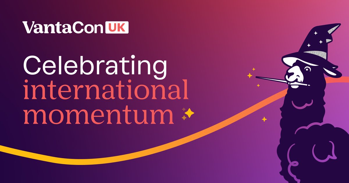 Today’s the day! ✨ We’re thrilled to host our first-ever VantaCon UK 🇬🇧 in London as we celebrate our international momentum and continue expanding our global footprint. Read more on our blog: ow.ly/xFvQ50RlmBX