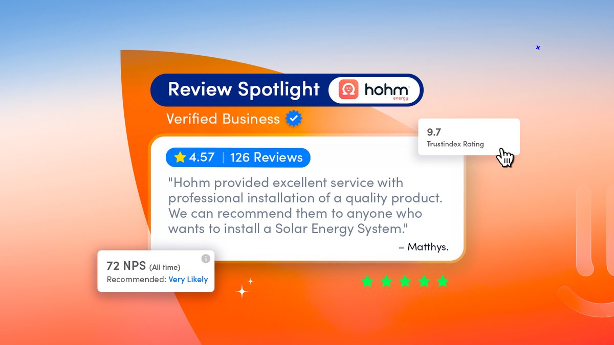 Keep shining bright, @hohm_sa 🌞 

Looking for a solar system? #HohmEnergy is getting some radiant #HellopeterReviews from your fellow South Africans.

⭐ Go check them out: hubs.li/Q02tr_x30

#ReviewsMatter #Solar #SolarEnergy #HohmSweetHohm #SolarSolutions