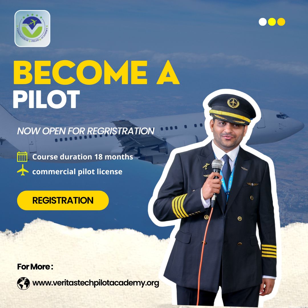 Get Ready Today !! Admission - Open Now !!

Website : veritastechpilotacademy.org
Whatsapp : wa.me/918015221365?t…​

#BecomeAPilot, #PilotDreams, #AviationDreams, #FlyHighGoals, #SkywardJourney, #WingsOfDreams, #CaptainAspirations, #AeroAdventure, #PilotTrainingPath,