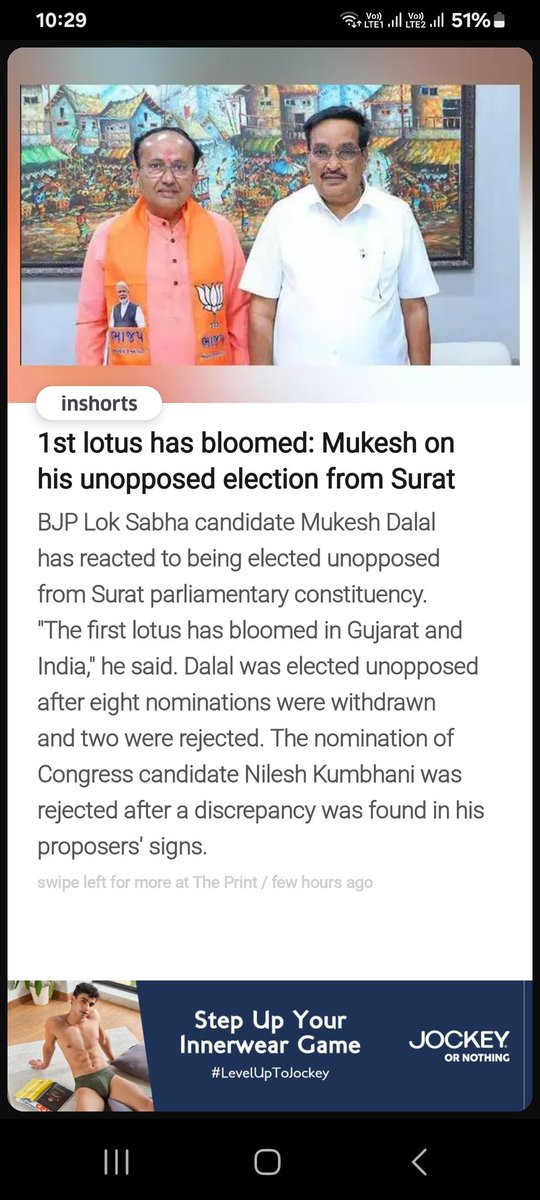 #murderofdemocracy 
Wanted dead or alive mukesh dalal for murdering democracy 
Many congratulation you a role model saved crores of rupees no camoaigning no expenditure . You should be worthy of BHARATVRATNA. LONG LIVE MODICRACY .WHO IS NEXT IN LINE