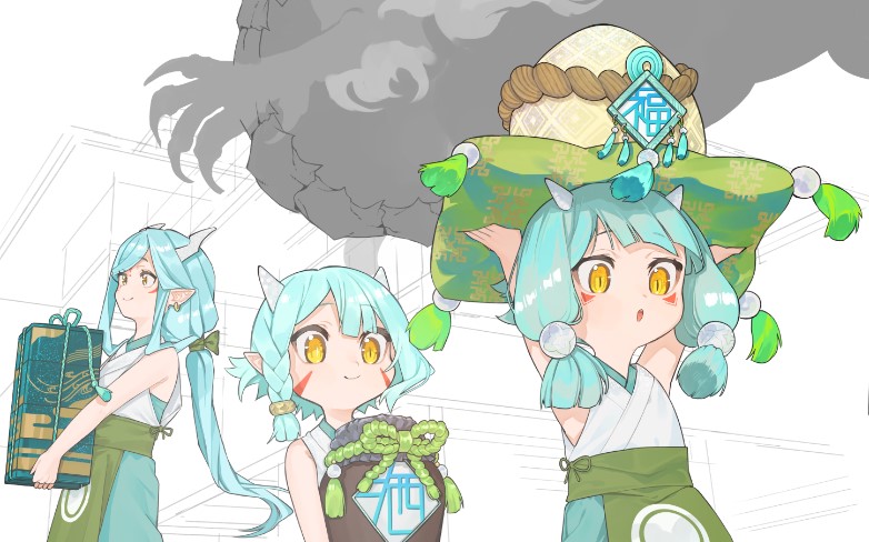 「wip今年初めて出すNFTは辰年だからドラゴンと決めてました!神龍様と代々神龍様」|紗ノᴺᶠᵀ /4月~絵仕事募集中のイラスト