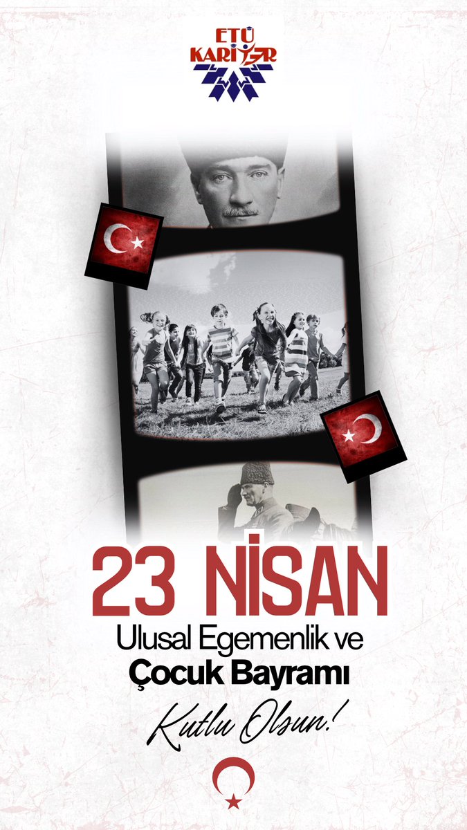 23 Nisan Ulusal Egemenlik ve Çocuk Bayramımız kutlu olsun.🇹🇷🎈