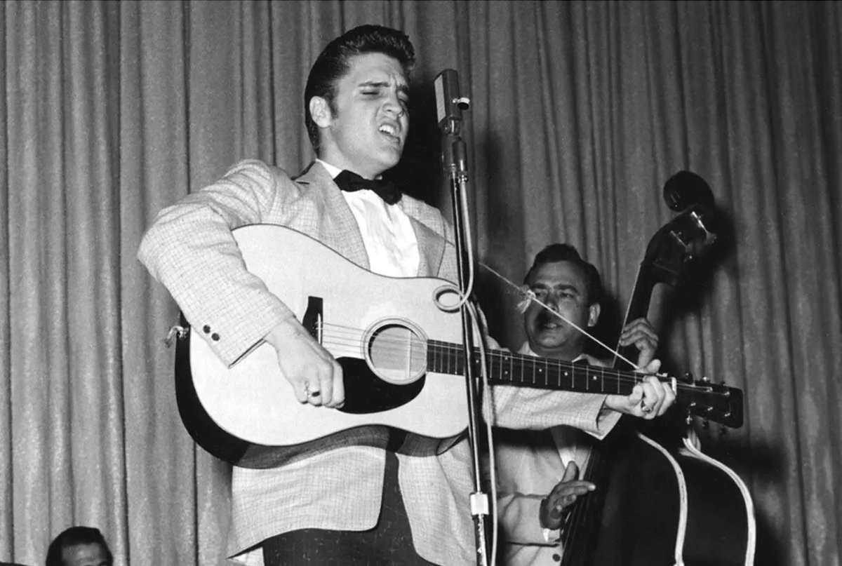 ON THIS DAY April 23, 1956 .Elvis performs for the first time in Las Vegas at at the New Frontier Hotel. #Elvis #Elvis1956 #ElvisPresley #Elvistheking #ElvisHistory #Elvis2024