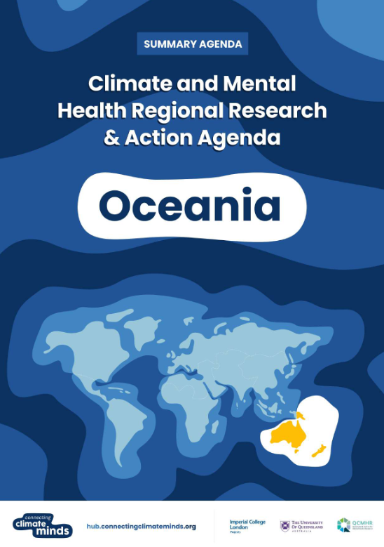 Our Research and Action Agenda presents 21 priority research themes for the #climatechange and #mentalhealth field in Oceania, developed in collaboration with diverse stakeholders from across the region. Full agenda and summary version available here 👇 hub.connectingclimateminds.org/en/research-an…