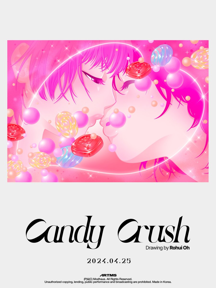 ARTMS <Dall> Premier Single 3 ‘Candy Crush’ Drawing by Rohui Oh 2024.04.25 1pm KST #ARTMS #OURII #Dall #Devine_All_Love_Live #Candy_Crush