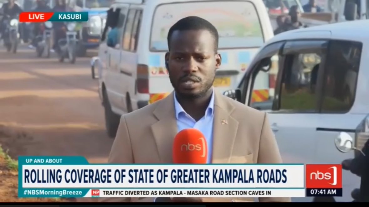 The country's capital is now riddled with potholes, uneven surfaces akin to off-road tracks, and congested streets, slowing down the city's pulse. @MugenyiHenry_ #NBSMorningBreeze #NBSUpdates