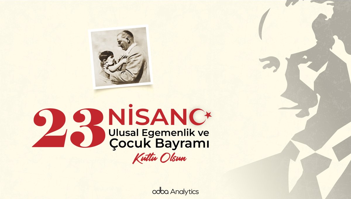 23 Nisan Ulusal Egemenlik ve Çocuk Bayramımız kutlu olsun! #23Nisan