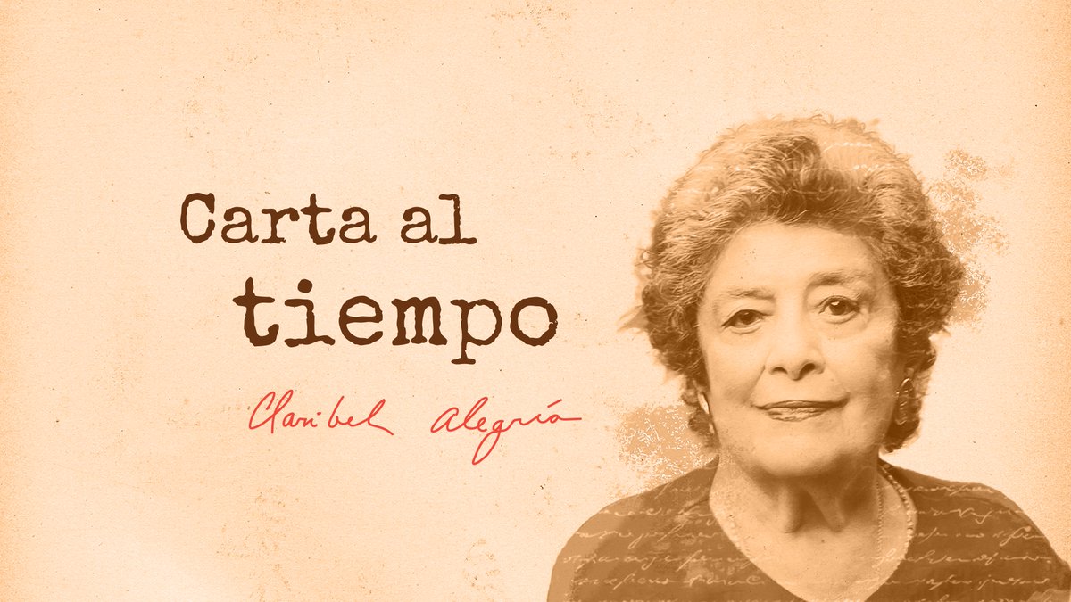 📚 En el #DiadelLibro2024 compartimos este vídeo con @cacuenta, en el que pueden escuchar el poema 'Carta al tiempo' de Claribel Alegría, en la voz de 14 creadores de Iberoamérica. 👥 Con @sergioramirezm, @valverdefernan, @GiocondaBelliP, @lgm_com y +. 📺 youtu.be/dG8M-oYjbIQ
