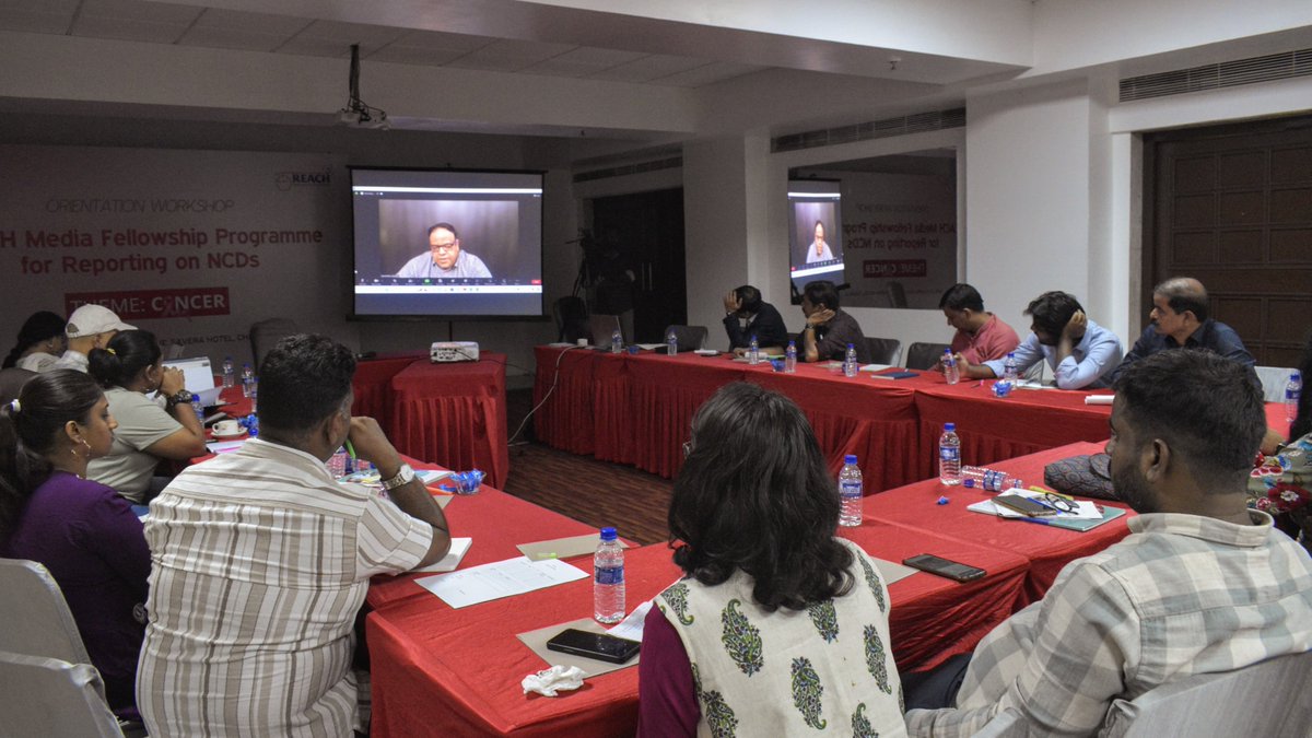 Special thanks to esteemed researcher @AnantBhan for leading a session on ethical reporting of cancer for our Media Fellows, emphasising the importance of consent and employing responsible & respectful language when describing individuals living with cancer