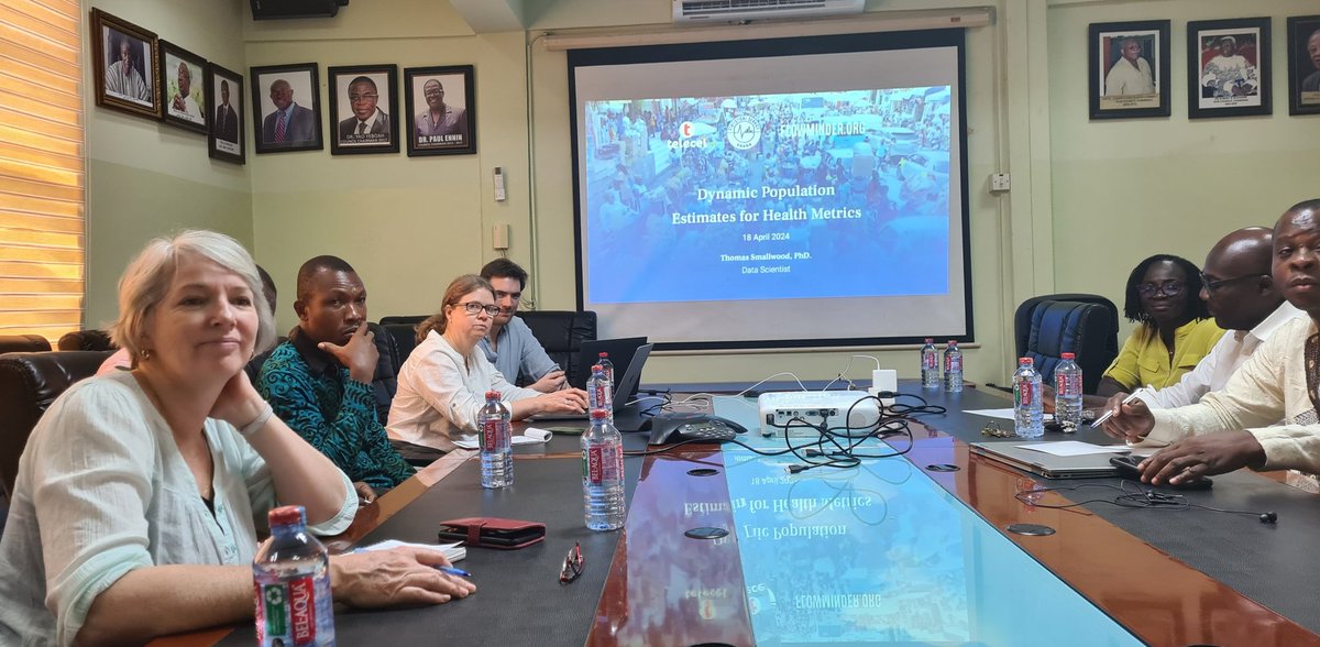 flowminder's tweet photo. While in Accra🇬🇭, we are, with @StatsGhana, continuing discussions with @_GHSofficial on the value and use of dynamic population estimates for #health, from the production of dynamic health metrics to supporting immunisation interventions. More to come! #data4dev https://t.co/qkRzJiIwi2