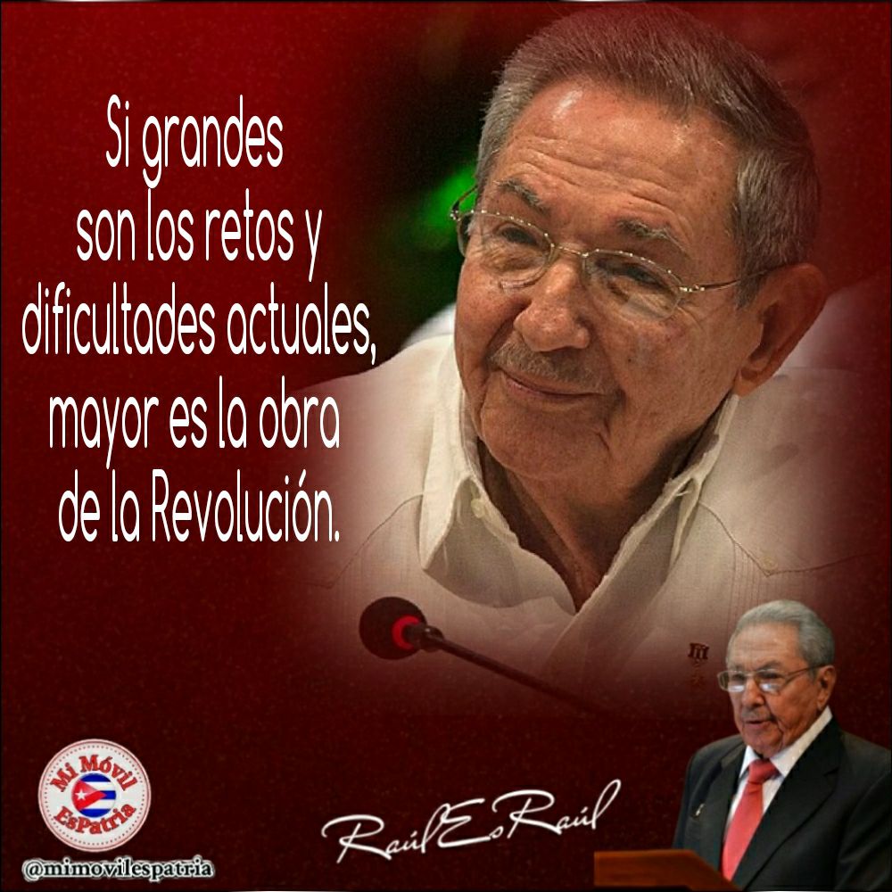 Vale la pena luchar por esos logros, por preservar esta obra de la #Revolución. #UnidosXCuba