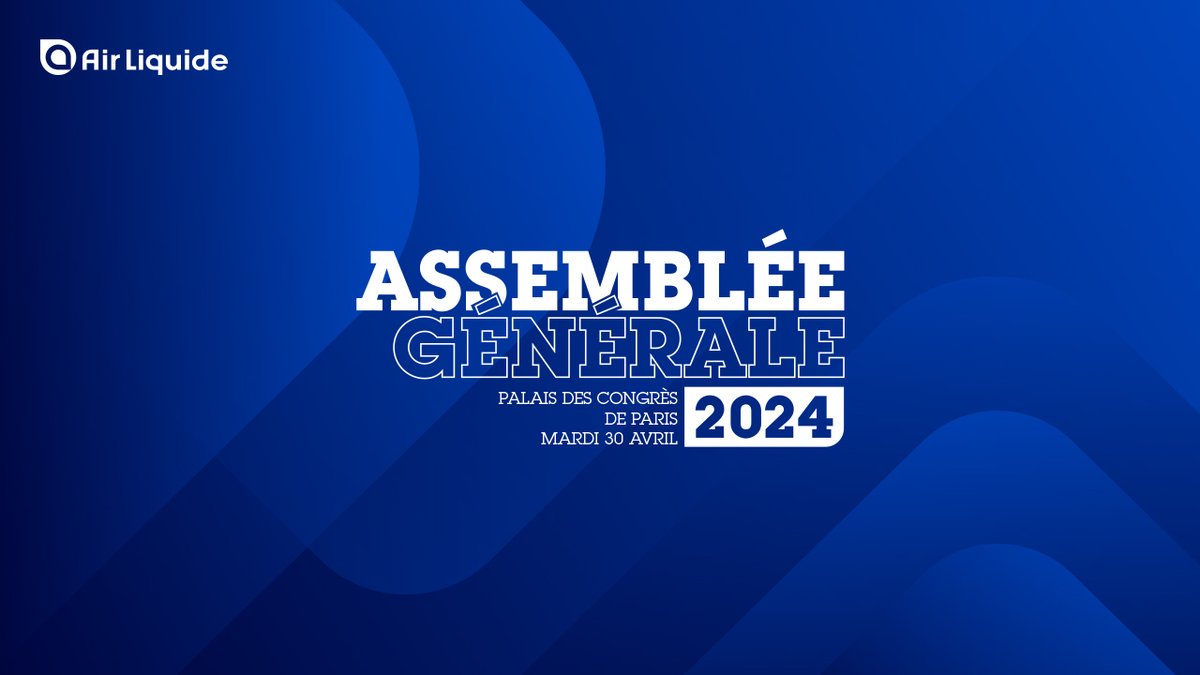 ⏰ Plus que 7 jours avant votre Assemblée Générale Air Liquide 2024 ! Vous pourrez participer à cet événement : ▶️ En présentiel, au Palais des Congrès de Paris ▶️ En ligne en #direct, sur notre site web : airliquide.com/fr/assemblee-g…