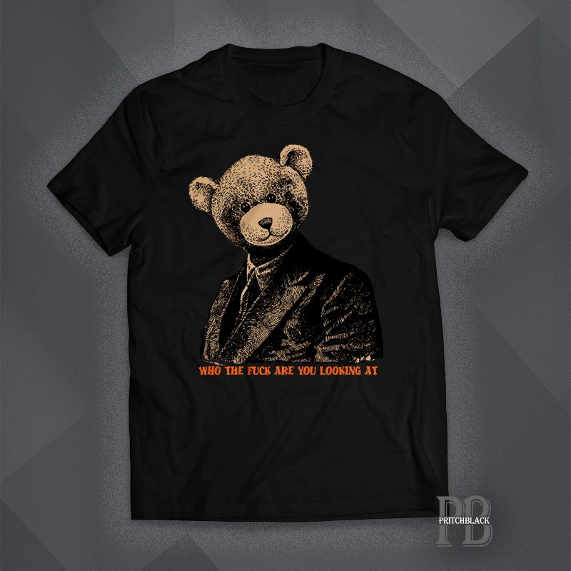 Who the F*** are you looking at? It's just a picnic. Well to be fair, looking at that weather, maybe not. Presenting the Rude Bear design shirt, lets nickname him George - it is St Georges' day after all!! pritchblack.com/product/rude-b… #rude #bear #StGeorgesDay #naughty #tshirt #gift