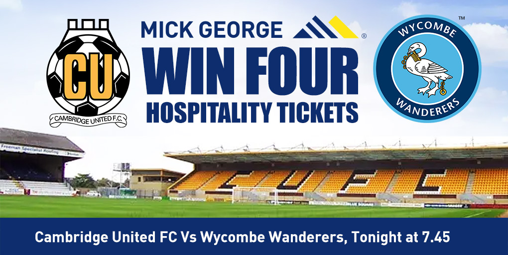 📢Calling all @Cambridgeutdfc fans! 👀Fancy winning hospitality tickets for tonight's game? we're giving two supporters 2 x hospitality tickets each! Here's how to enter the prize draw: ✅Like & share this post ☑️Follow us (must be following to win)