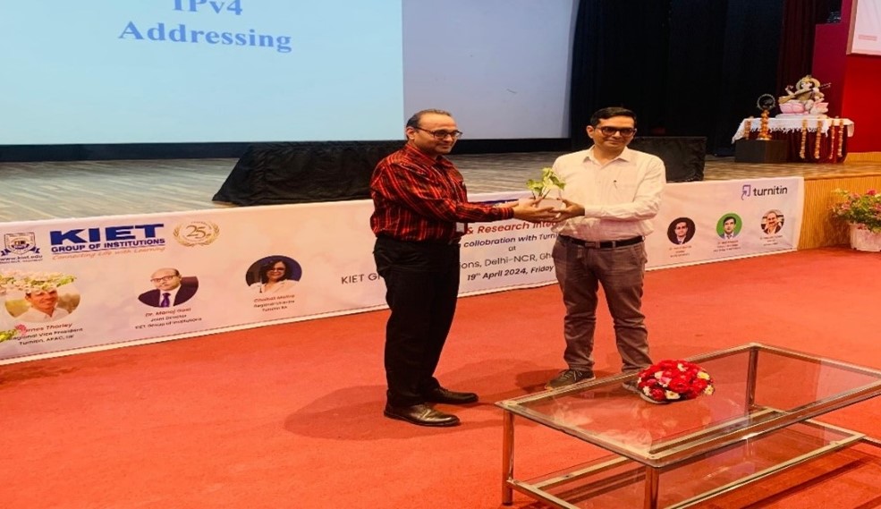 Kiet_edu's tweet image. The CS Department hosted an #expert_lecture on IP addressing on April 19, 2024. Dr. Deepak Sharma from IGDTUW, Delhi, served as the speaker for the session.
#kiet_group_of_institutions #KIETGZB #kietengineeringcollege #KIET #AKTU #AICTE #ComputerScienceEngineering #ExpertLecture