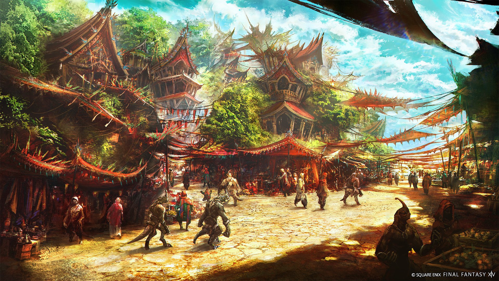 Fantasy City Concept Art