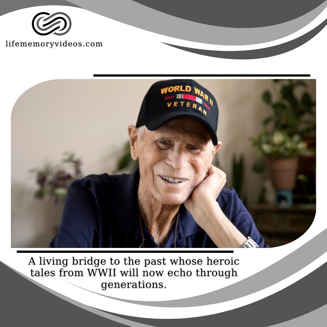 Meet Karl, who preserved his WWII stories for his great-grandchildren. Heroic tales that will live on forever! 🎖️ #SundaySpotlight #HeroStories #veterans #lifestories #memories