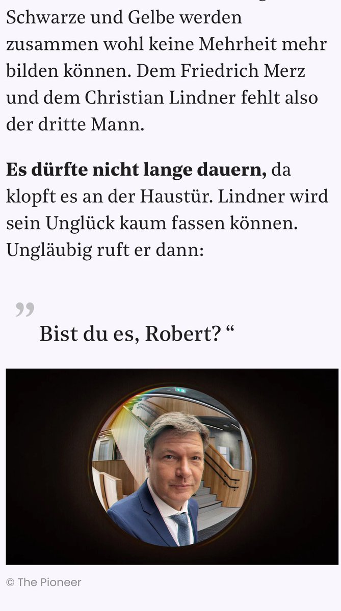 #BTW2025 - Bist du es, Robert?

Schöner Beitrag vom @ThePioneerDe (c)