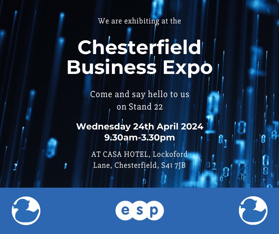 ESPProjects's tweet photo. 1 MORE SLEEP TO GO 📣 

We are excited about exhibiting at the Chesterfield Business Expo tomorrow. Looking forward to it!! Who else is feeling the same today?

#espprojects #chesterfieldexpo https://t.co/Nq8d9q9yAr