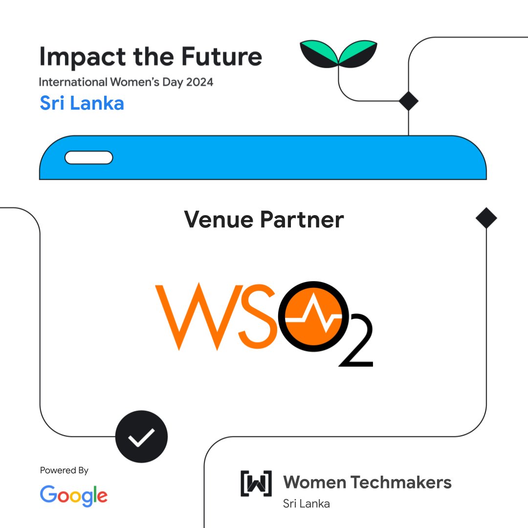 Venue Reveal! We're thrilled to announce that WSO2 is the official venue partner for the Women Techmakers International Women's Day Sri Lanka 2024! Register now: lnkd.in/gfSmsBMu #WomenTechmakersSriLanka #WTMLK #WTMSriLanka #IWD2024 #IWDSriLanka2024 #WSO2