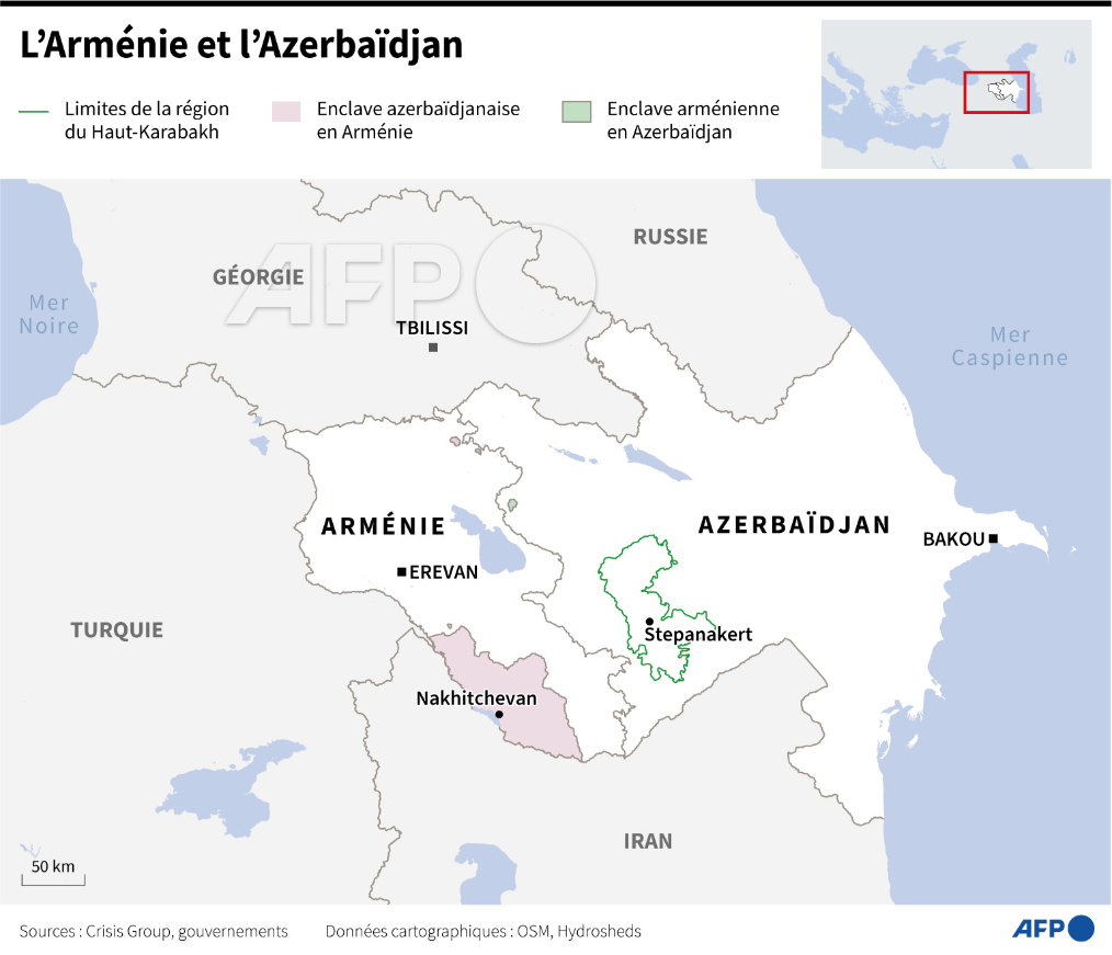L'Arménie et l'Azerbaïdjan ont commencé les pourparlers sur la délimitation de leur frontière commune, un pas important pour ces deux pays du Caucase qui se sont opposés lors de plusieurs guerres sur des questions territoriales #AFP 1/2