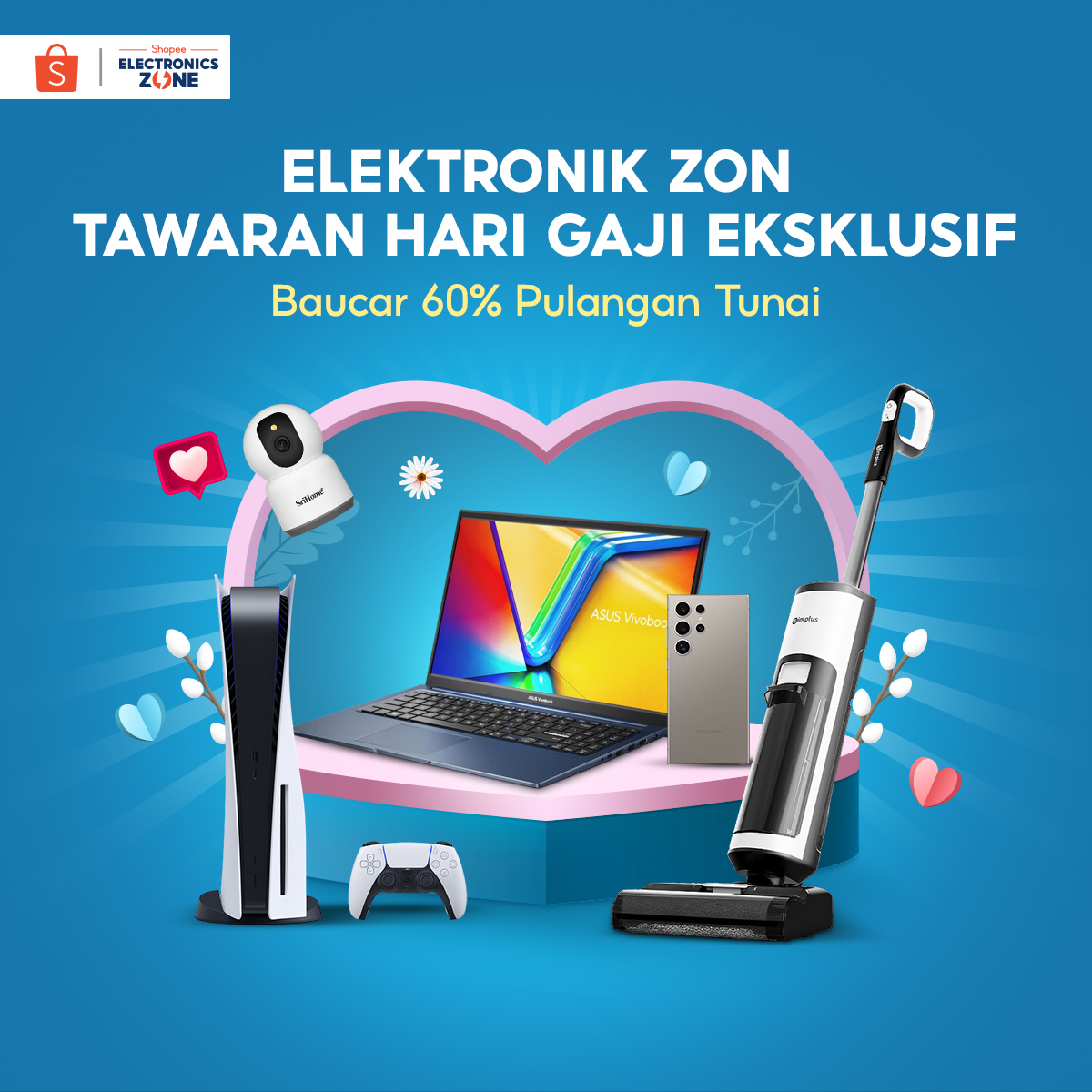Jimat Sehingga 80% Dengan Shopee Electronics Zone shopeemy.onelink.me/356033421/Shop…