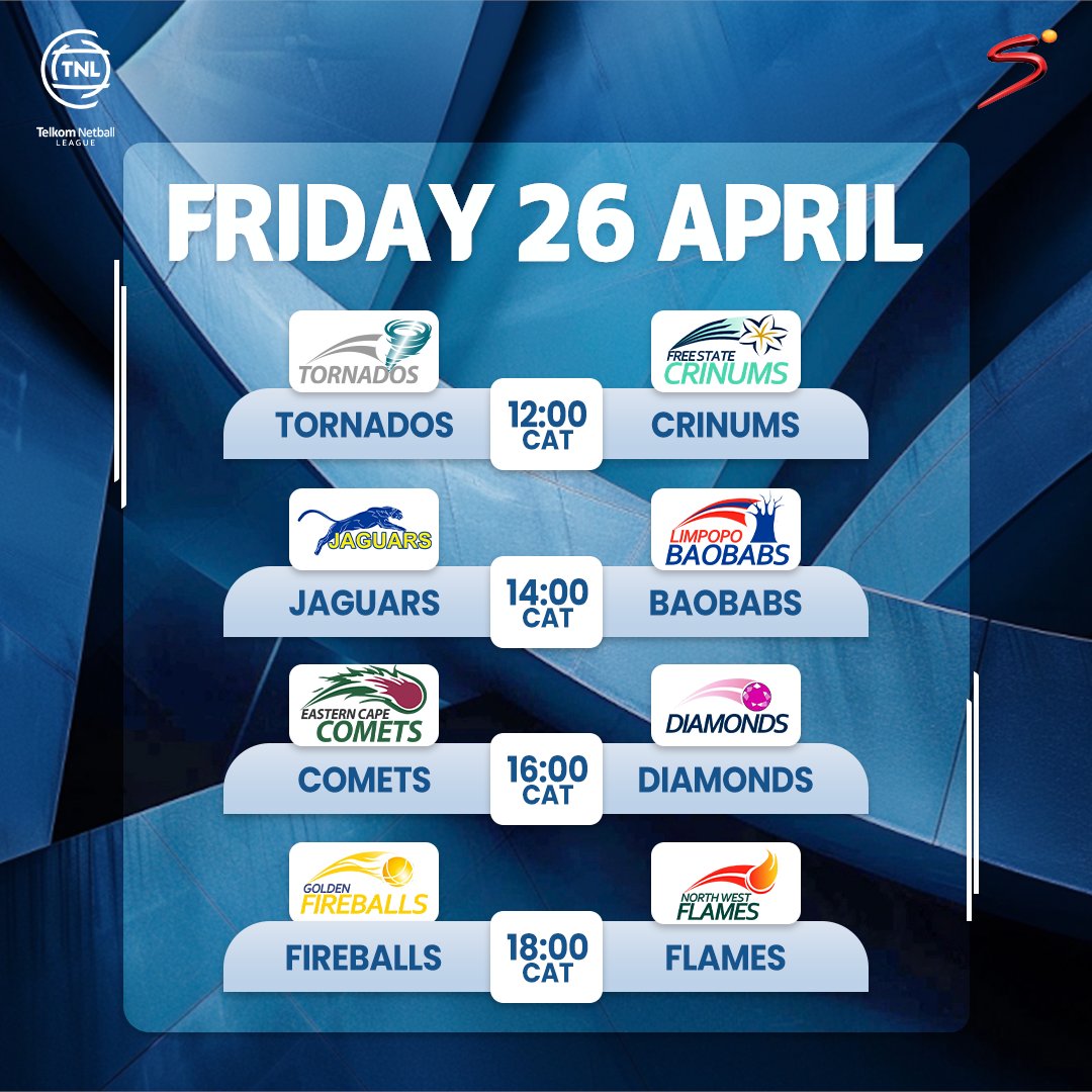 The Gauteng Jaguars are ready to start their title defence 🛡

Check out the opening fixtures for the 2024 #TelkomNL 👇

#HereForHer