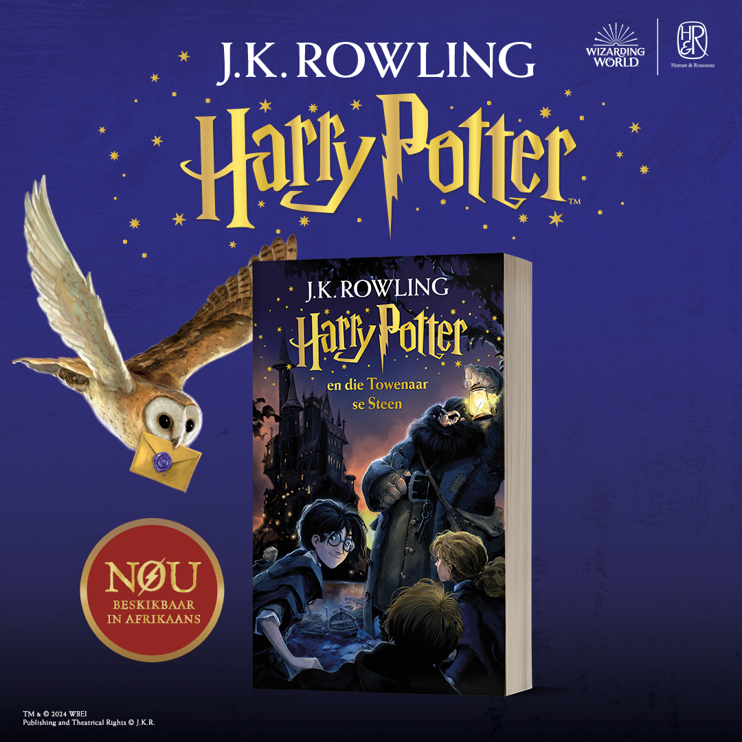 NOU BESKIKBAAR Harry Potter en die Towenaar se Steen deur J.K. Rowling Beskikbaar by goeie boekwinkels en aanlyn. Meer inligting: nb.co.za/af/view-book/?… #Harrypotterinafrikaans #harrypotterendietowenaarsesteen #harrypotter2024 #harrypotterafrikaans #leesafrikaans