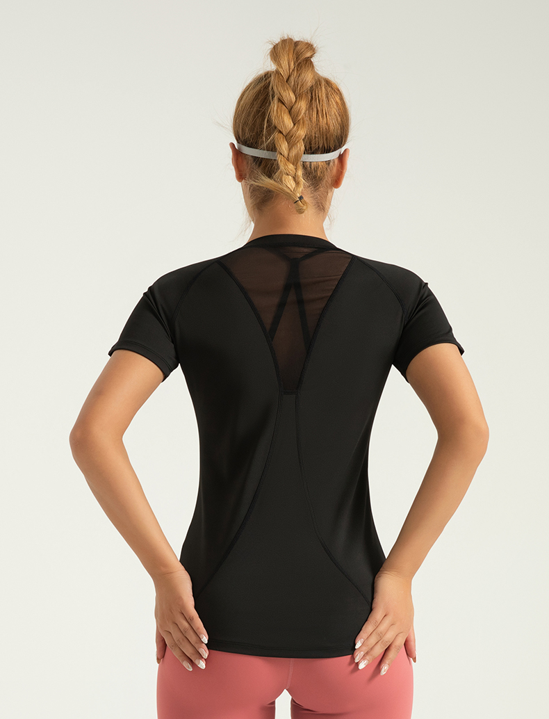 Our Nylon Yoga Mesh Short Sleeve Top is here to elevate your practice to the next level! 🌟🌟🌟🛒 Click the link in our bio to shop now and make a statement in your next yoga class! 🛍️ #yogalife #yogawear #namaste 🙏✨
