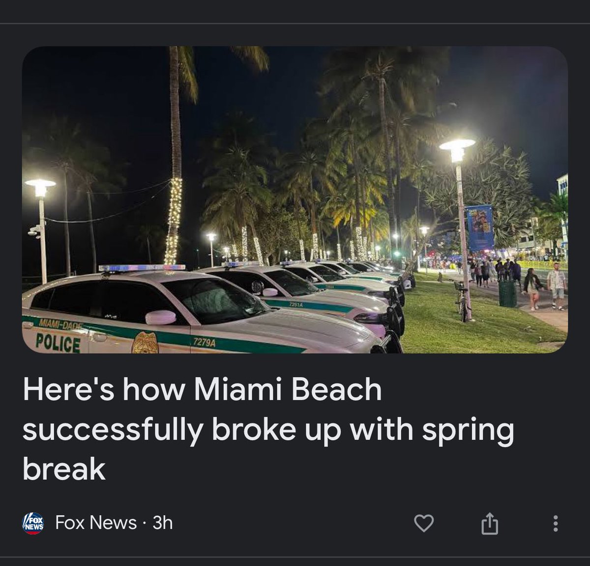 The same thing happened to me way back in #SpringBreak #80s in #FortLauderdale #florida now I’m a #seniorcitizen and looking at this new generation doing what we did back in the days. What amazing memories, a word to the new #springbreak have fun and be safe.