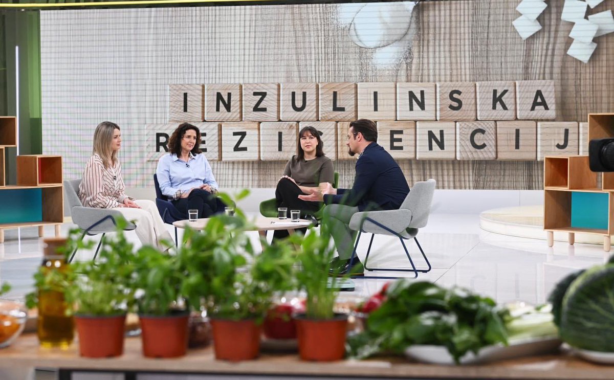 croendoyoung's tweet photo. On the occasion of #EuropeanHormoneDay, we are active in national TV, radio program and podcasts raising awareness about insulin resistance, obesity and hormonal health.
👏🏽@ZibarKarin @AnelaNovak #SreckoMarusic #MirjanaDjukic @NatkoBeck 
@ESEndocrinology 
#becausehormonesmatter https://t.co/w46aC1hy0e