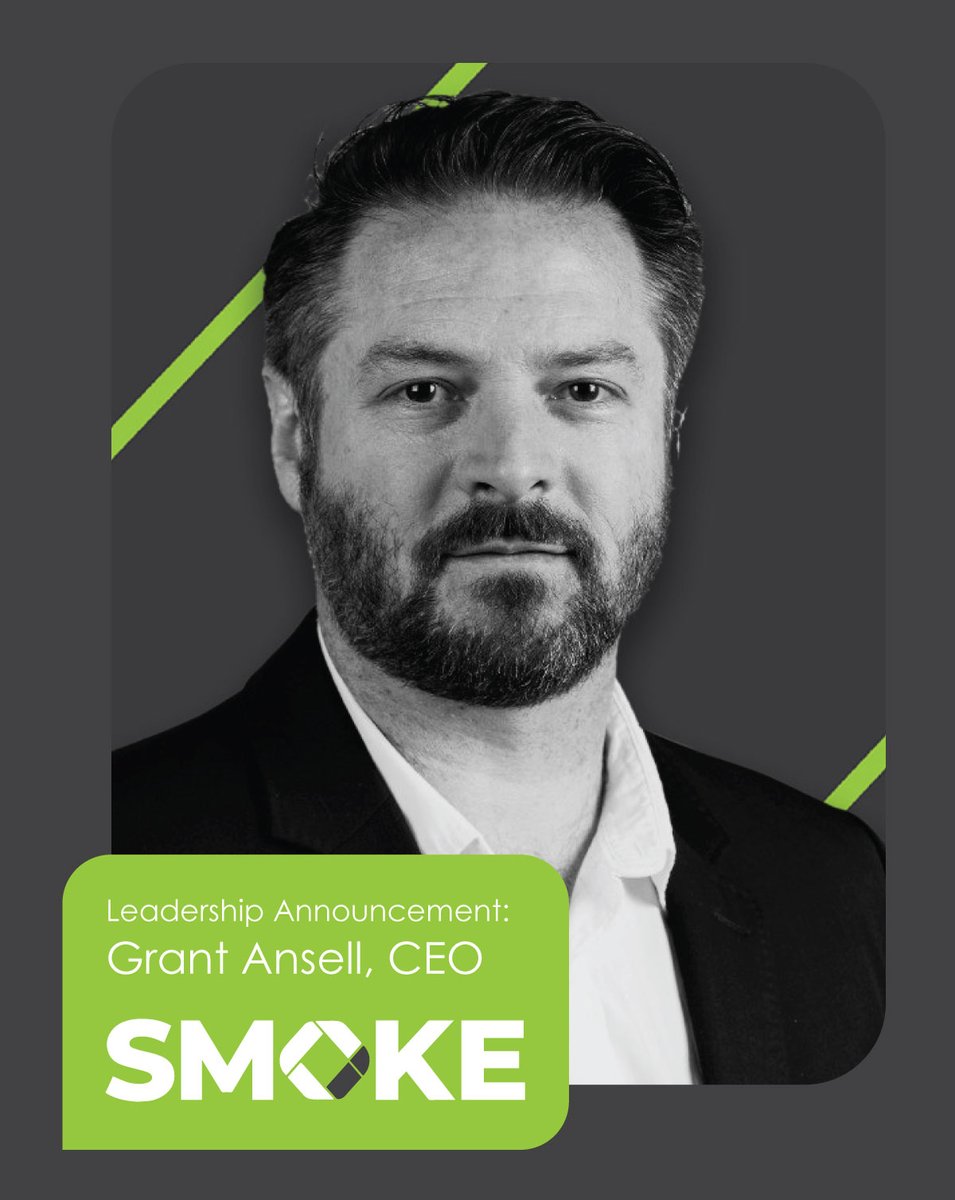 We are excited to announce the appointment of Grant Ansell as CEO. Grant takes over from  founder Andrew Cook, who is transitioning  to Chairman of the Smoke Group and launching a new venture HeadsUp. Congrats to both of you!  #CustomerExp...
bit.ly/3w6SigM