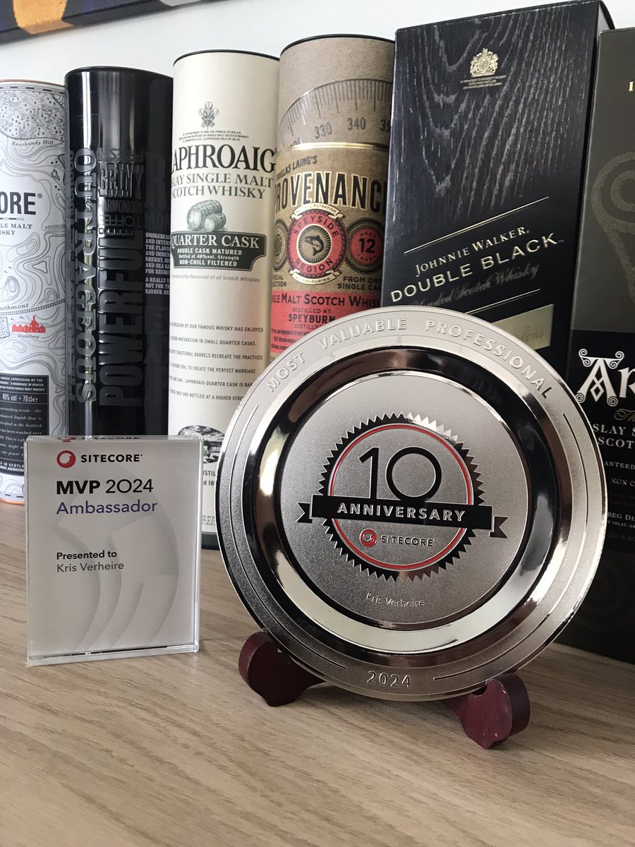 All my favorite things finally in one spot! #SitecoreMVP ! It is truly an honor!