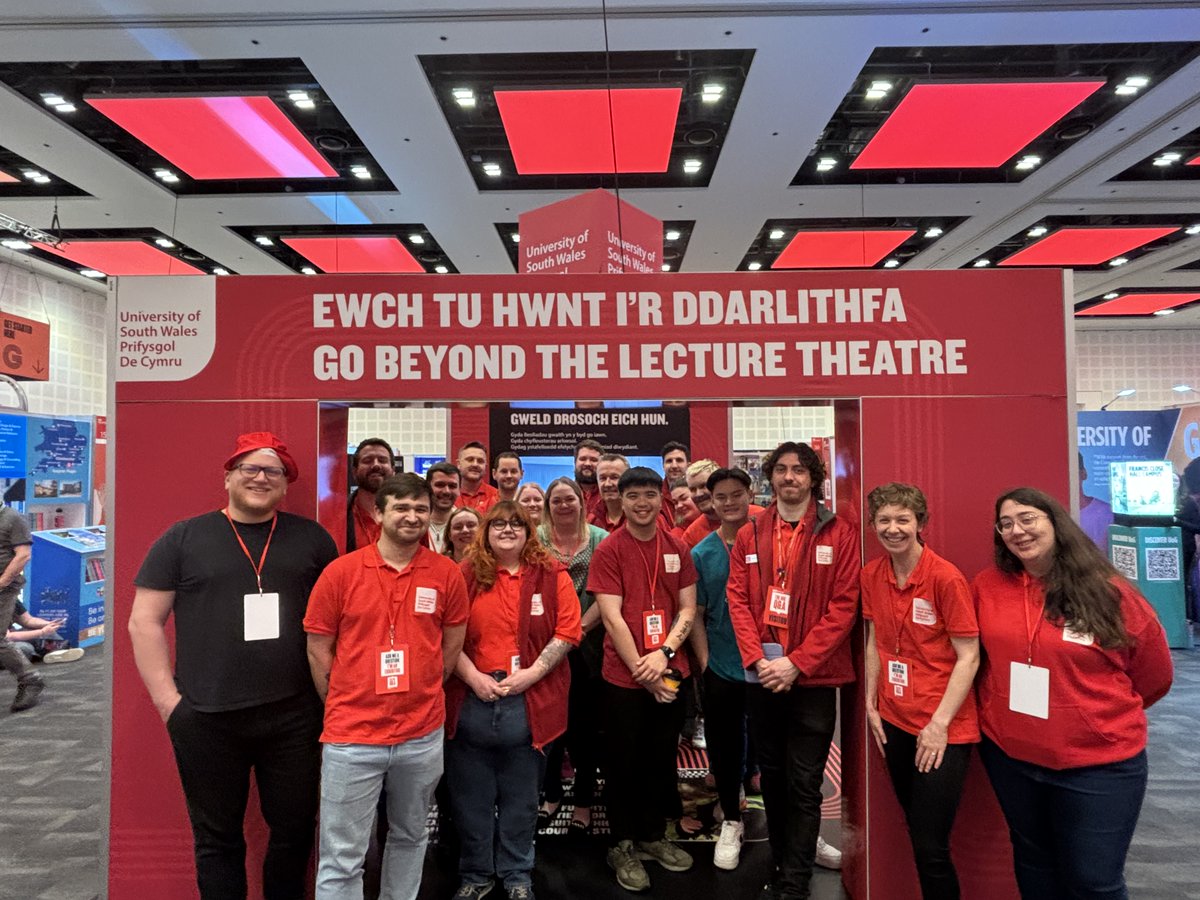 We're ready for day 2 of UCAS Discovery Newport! 🙌 Our staff and students are here to answer your questions. Pop by our stand to explore your options, discover where your future could take you and pick up some freebies! #UCAS #UCASDiscovery #USWFamily @uswstaff