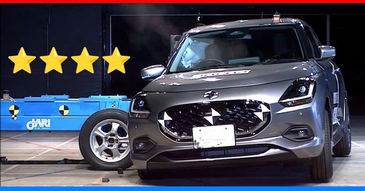 2024 Maruti Swift Scores 4-star Crash Test Ratings - cutt.ly/jw5mSXlC

Known to offer solid cars, the Mahindra Bolero Neo scored just 1-star safety rating.
On the other hand, even the upcoming Maruti Swift is EXPECTED to score 4-star safety ratings at Global NCAP!

Well,